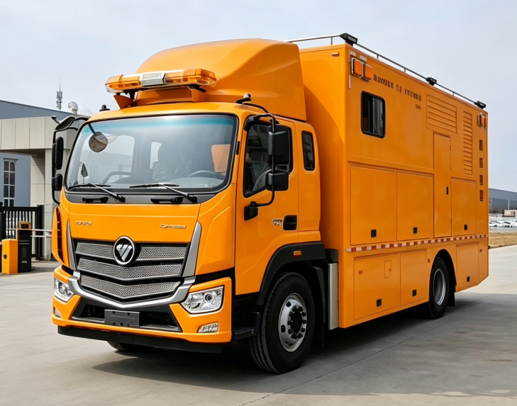 5000方大流量排水抢险车
